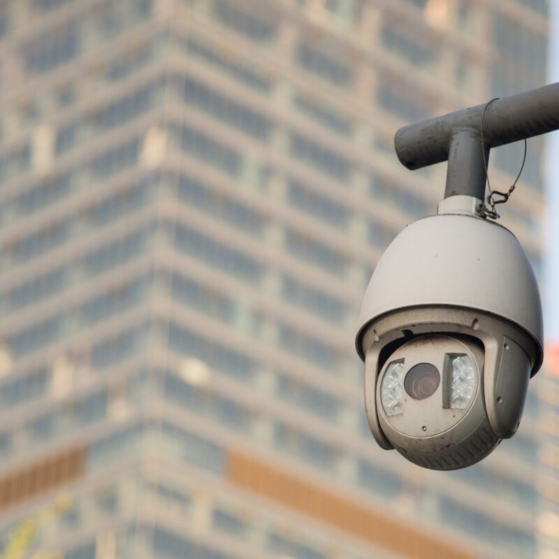 security camera and urban video